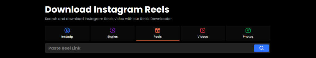 Download Instagram Reels Video Using Website