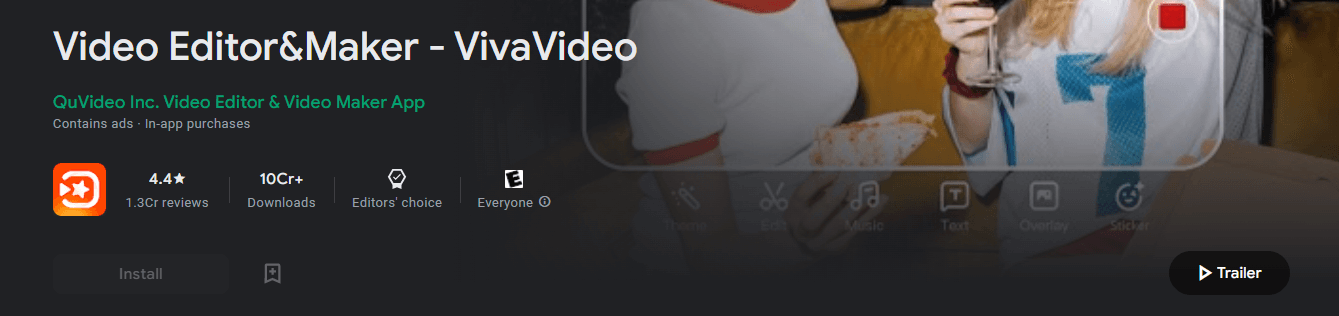 Viva Video Editing App