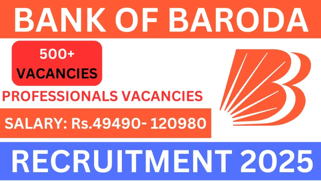 Bank of Baroda Professionals Job