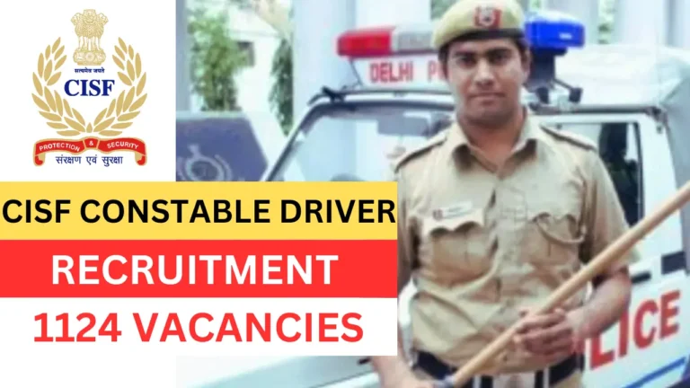 CISF Constable Driver