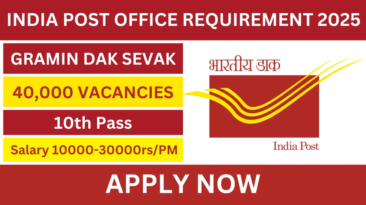 India Post Office Requirement