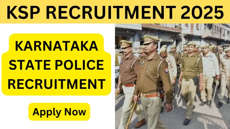 Karnataka State Police Jobs