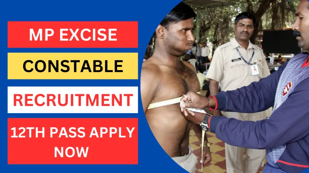 MP Excise Constable Recruitment