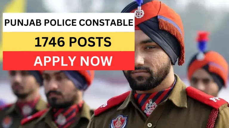 Punjab Police Constable 2025